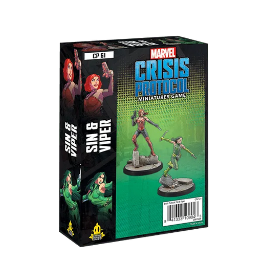 Brain Games LV galda spēles Sin and Viper Character Pack: Marvel Crisis Protocol