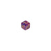 Single Positive Modifier D6 – 16mm – Purple Blue with Gold Glitter
