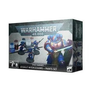 Brain Games LV Krāsošanas piederumi Space Marines: Assault Intercessors + krāsu komplekts