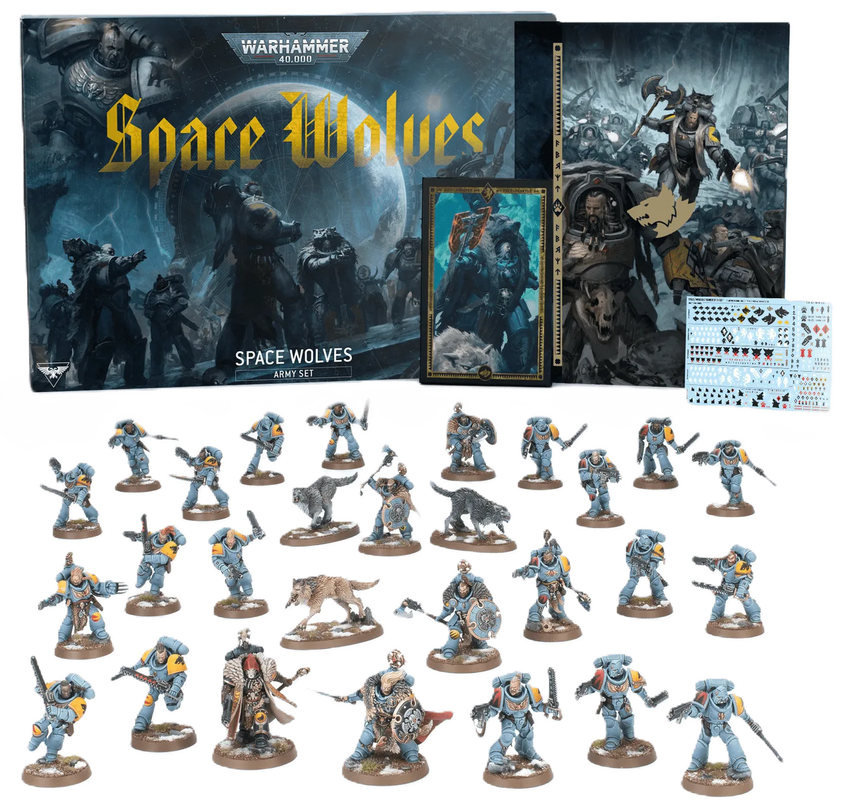 Brain Games LV SPACE WOLVES ARMY SET (ENGLISH)