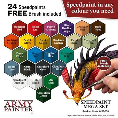Brain Games LV Krāsošanas piederumi Speedpaint Mega krāsu komplekts