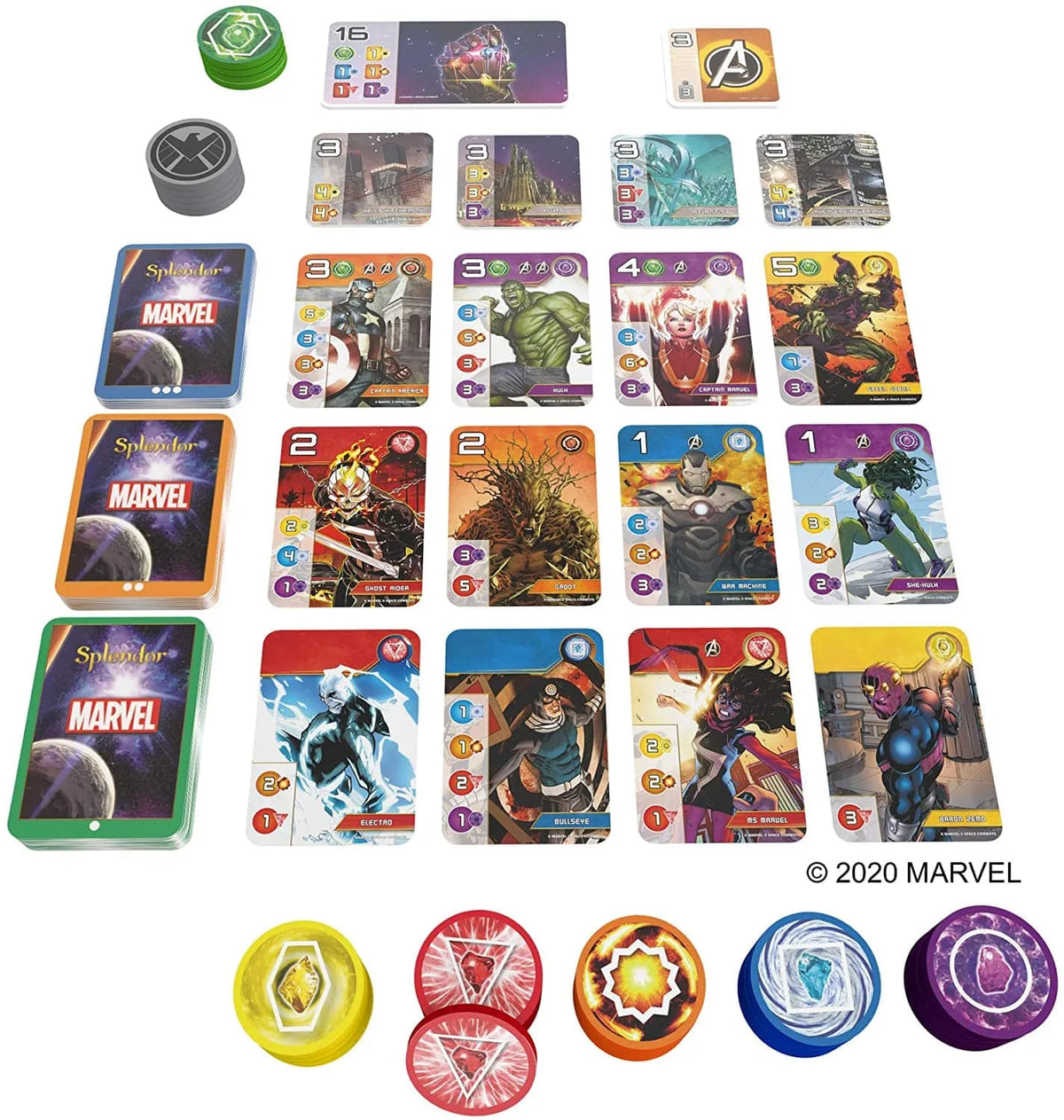 Brain Games LV galda spēles Splendor: Marvel