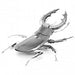Brain Games LV Mēroga modelis Stag Beetle, metāla konstruktors