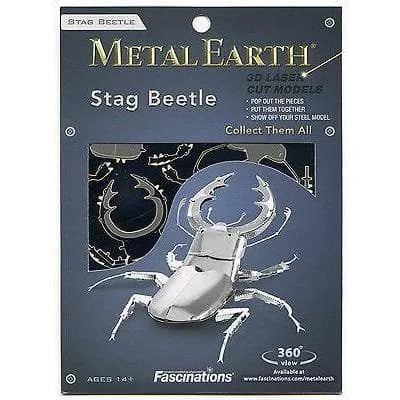 Brain Games LV Mēroga modelis Stag Beetle, metāla konstruktors