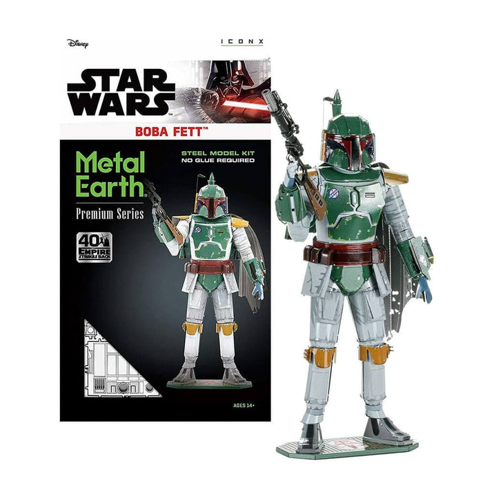 Brain Games LV Mēroga modelis Star Wars: Boba Fett, Premium Series metāla konstruktors
