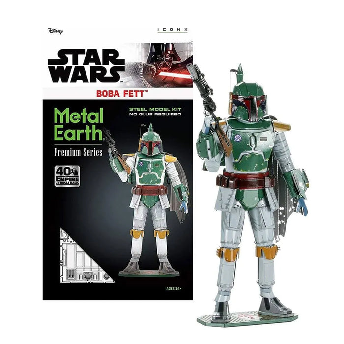 Brain Games LV Mēroga modelis Star Wars: Boba Fett, Premium Series metāla konstruktors