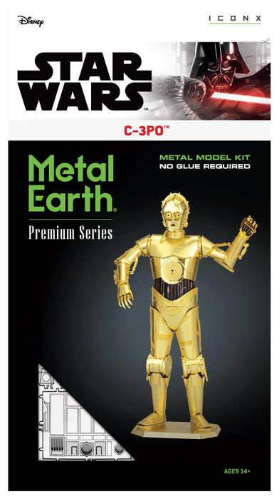 Brain Games LV Mēroga modelis Star Wars: C-3PO, Premium Series metāla konstruktors