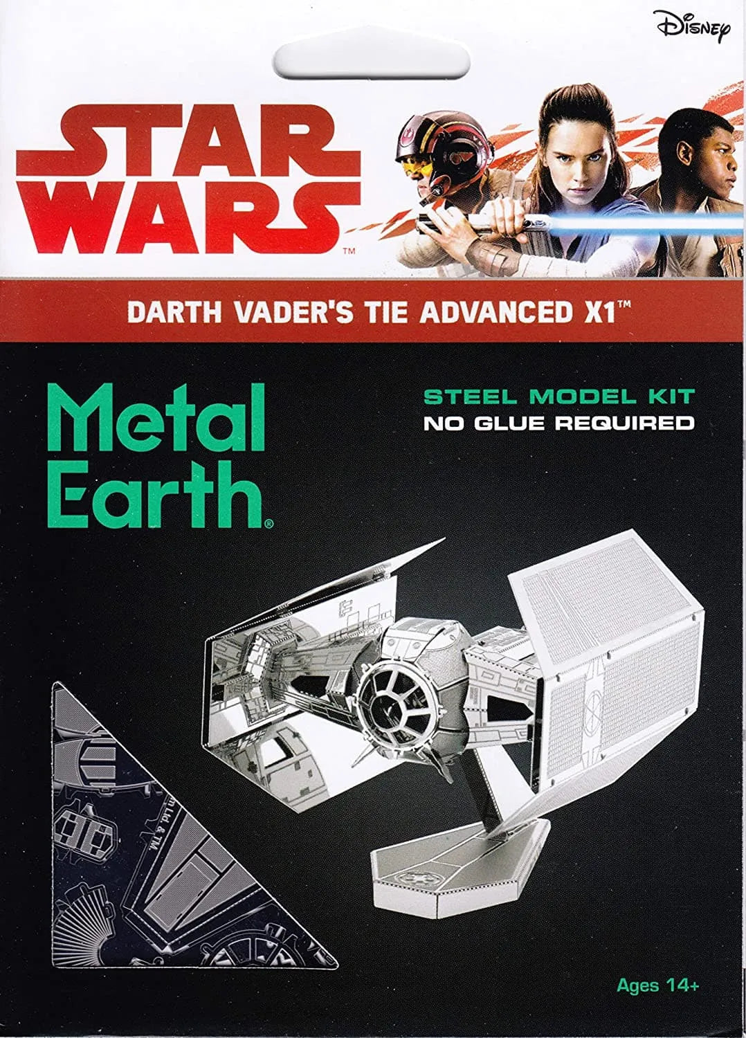Brain Games LV Mēroga modelis Star Wars: Darth Vader's Tie Advanced X1, metāla konstruktors