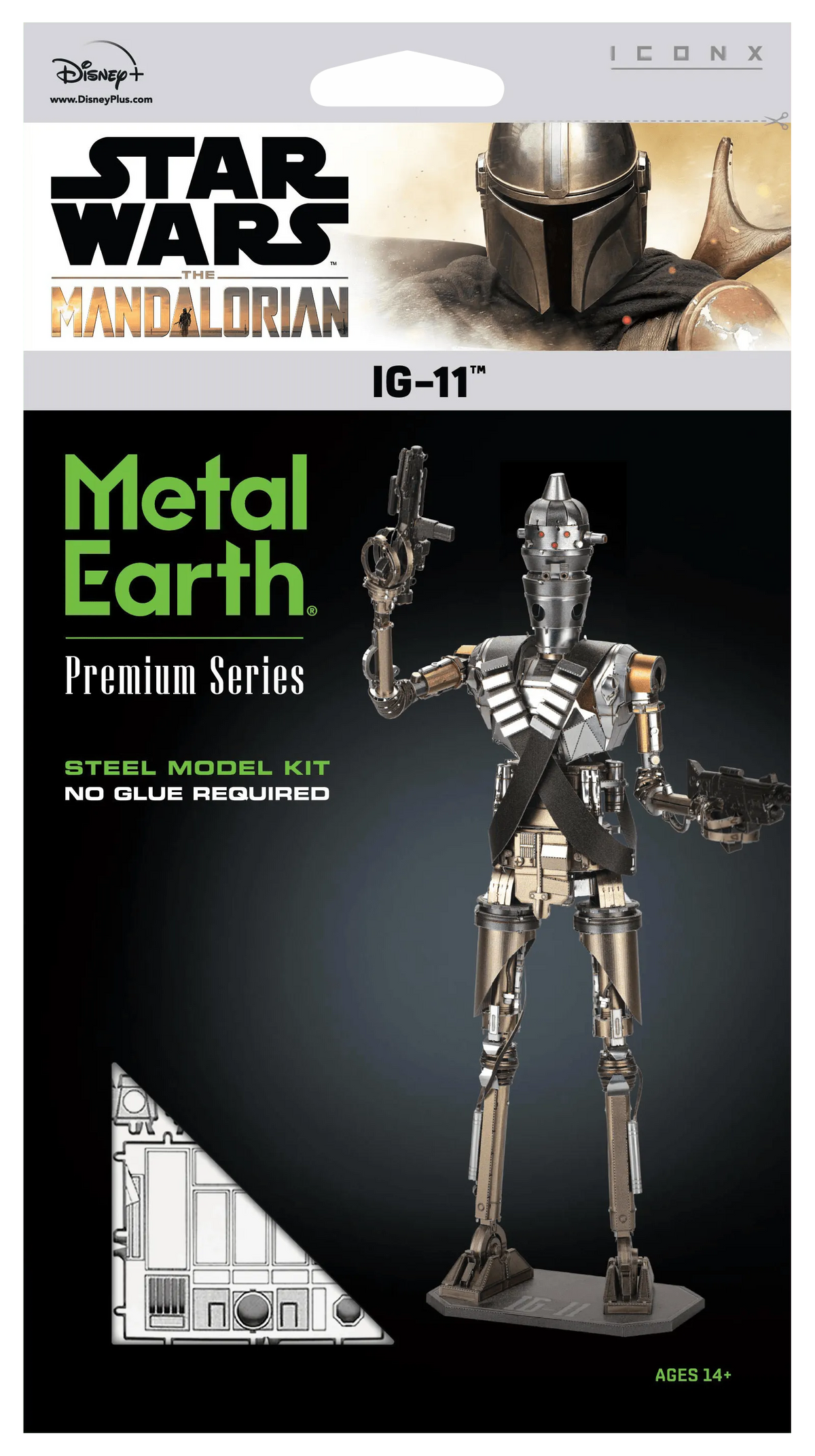 Brain Games LV Mēroga modelis Star Wars: IG-11, Premium Series metāla konstruktors