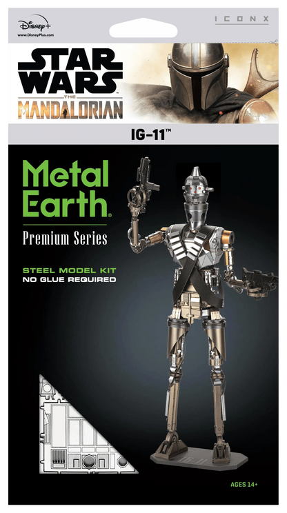 Brain Games LV Mēroga modelis Star Wars: IG-11, Premium Series metāla konstruktors