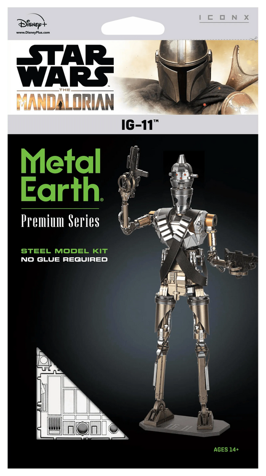 Brain Games LV Mēroga modelis Star Wars: IG-11, Premium Series metāla konstruktors