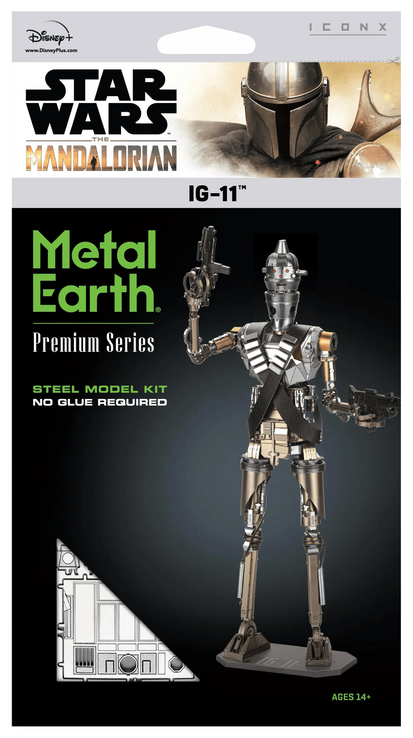Brain Games LV Mēroga modelis Star Wars: IG-11, Premium Series metāla konstruktors