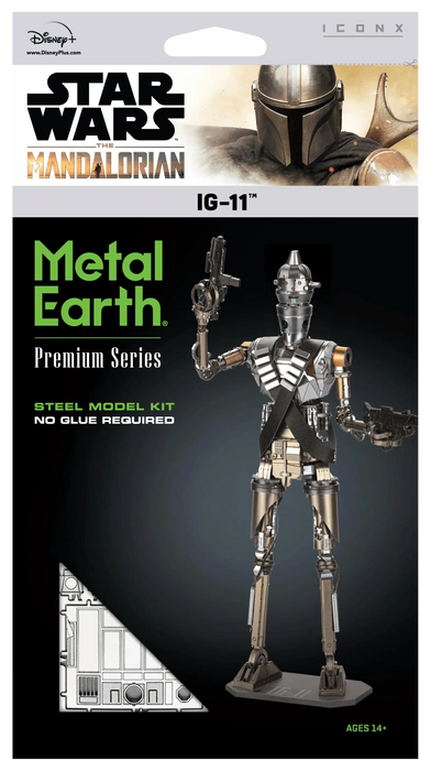 Brain Games LV Mēroga modelis Star Wars: IG-11, Premium Series metāla konstruktors