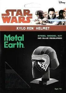Brain Games LV Mēroga modelis Star Wars: Kylo Ren Helmet, metāla konstruktors