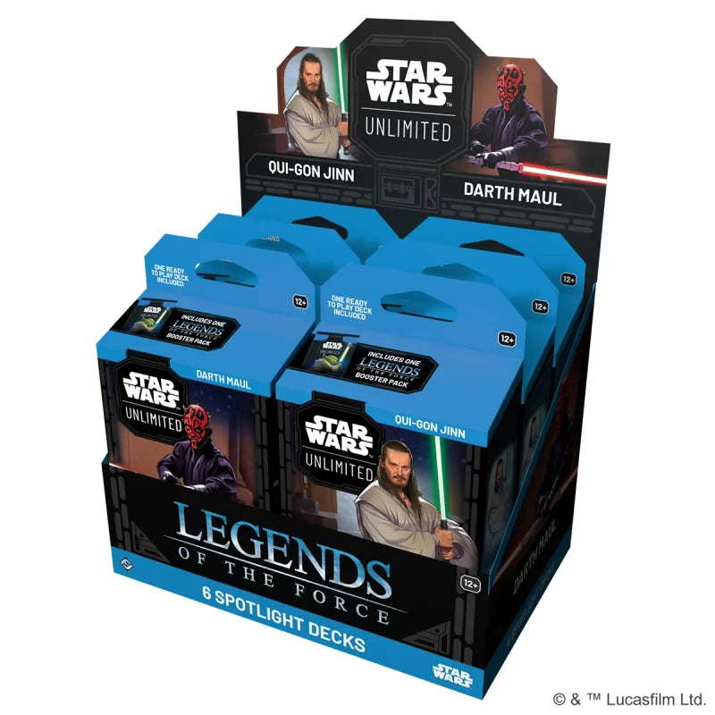 SWU Legends of the Force Display Deck (6