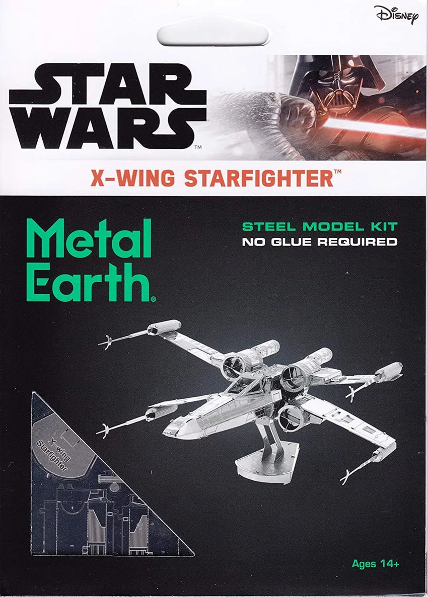 Brain Games LV Mēroga modelis Star Wars: X-Wing Star Fighter, metāla konstruktors