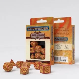 n/a STARFINDER DAWN OF THE FLAME DICE SET