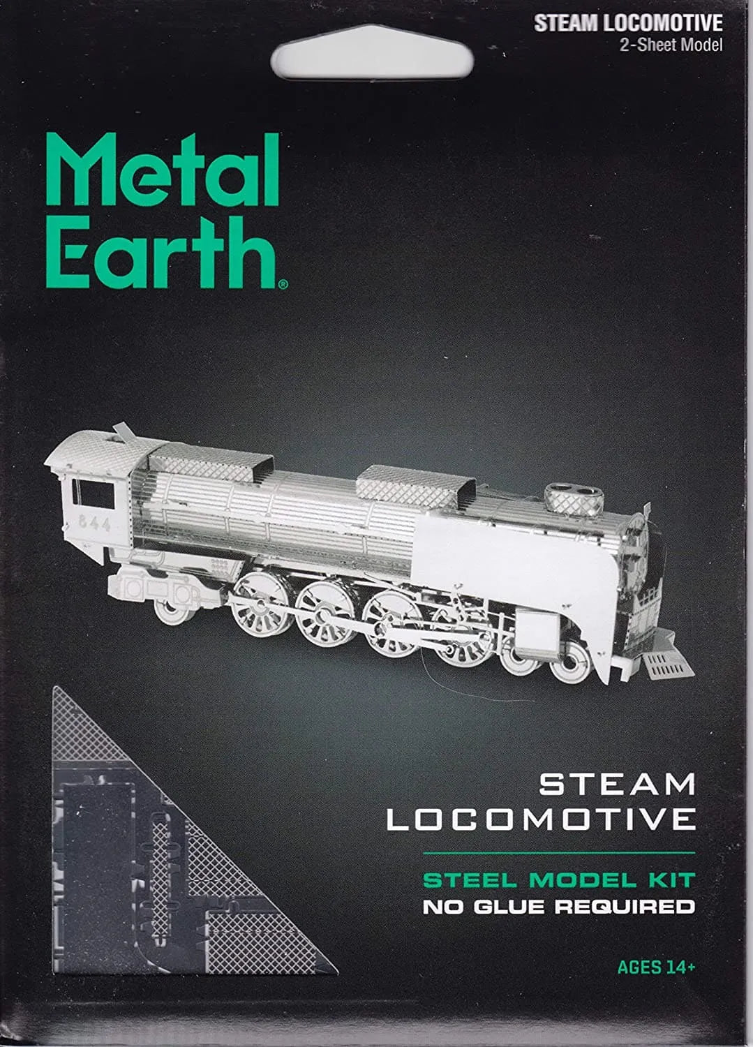 Brain Games LV Mēroga modelis Steam Locomotive, metāla konstruktors