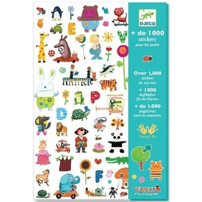 n/a Bērniem Stickers: 1000 Stickers for Little Ones, uzlīmes