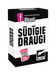Galda spēle Sūdīgie draugi melnbaltā iepakojumā ar rozā akcentiem, 18+ vecuma ierobežojumu un pikantu paplašinājumu.