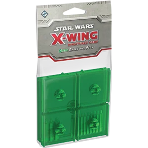 SW X-Wing Min Green Bases & Pegs Exp Pac