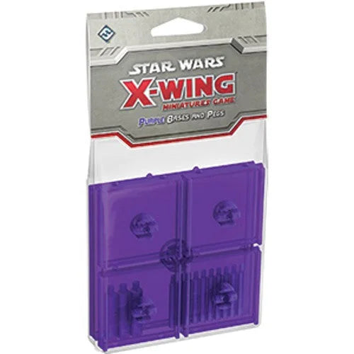 SW X-Wing Min Purple Bases & Pegs Exp Pa