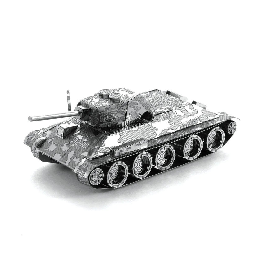 Brain Games LV Mēroga modelis T-34 Tank, metāla konstruktors