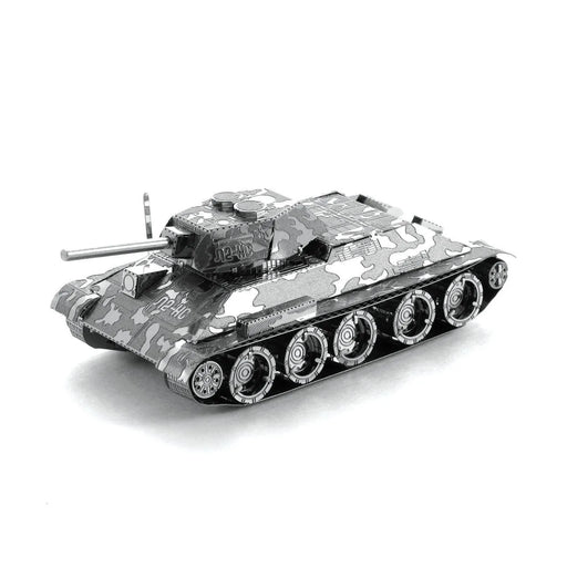 Brain Games LV Mēroga modelis T-34 Tank, metāla konstruktors