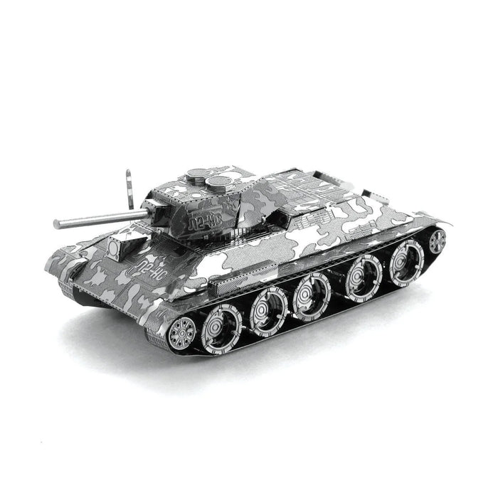 Brain Games LV Mēroga modelis T-34 Tank, metāla konstruktors