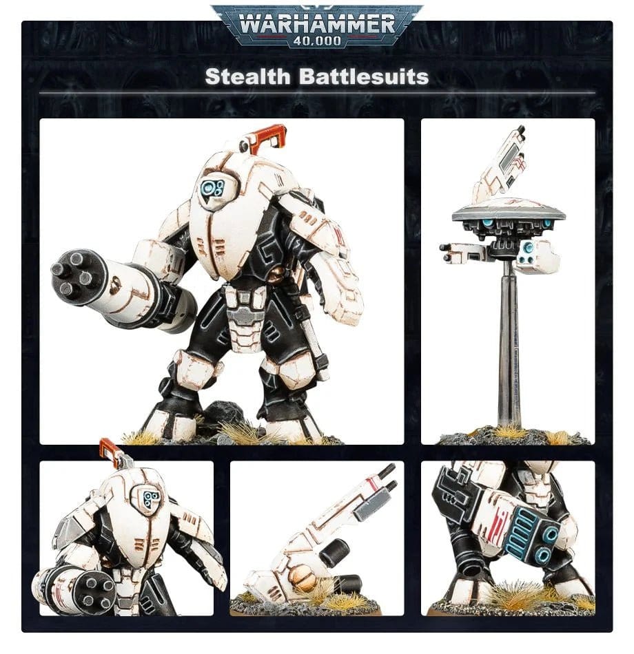 Games Workshop TAU EMPIRE XV25 STEALTH BATTLESUITS