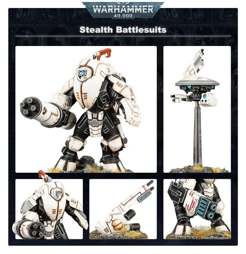 Games Workshop TAU EMPIRE XV25 STEALTH BATTLESUITS
