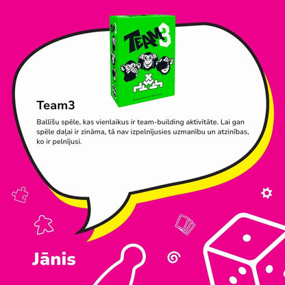 Brain Games galda spēles TEAM3, zaļā
