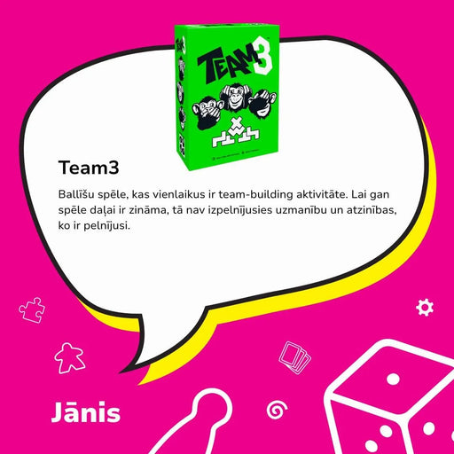 Brain Games galda spēles TEAM3, zaļā