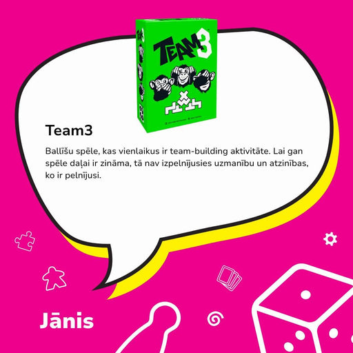 Brain Games galda spēles TEAM3, zaļā