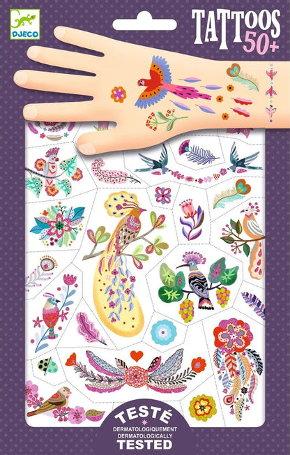 Brain Games LV Tattoos - Bright birds (50+ tattoos)