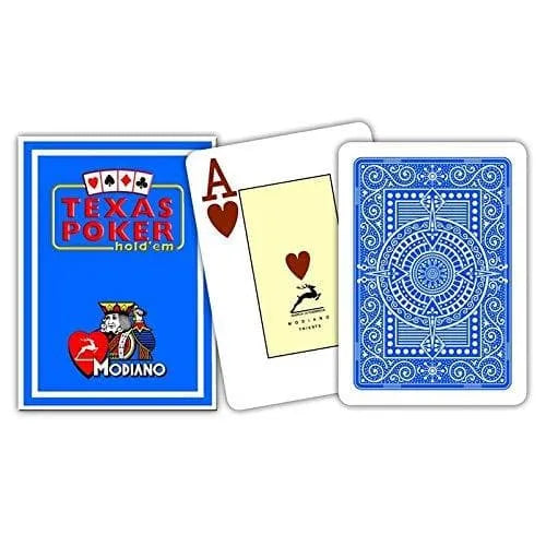 Brain Games LV Texas Poker kāršu komplekts Blue