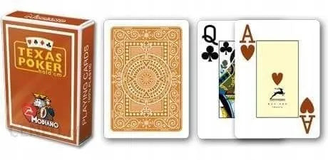 Brain Games LV Texas Poker kāršu komplekts Marrone