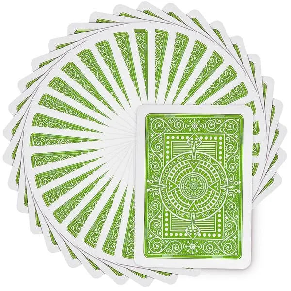 Brain Games LV Texas Poker kāršu komplekts Verde Chiaro