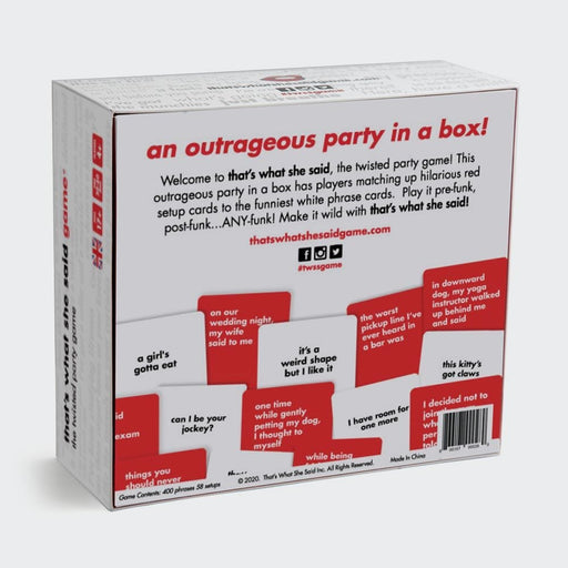 Brain Games LV That's What She Said UK edition