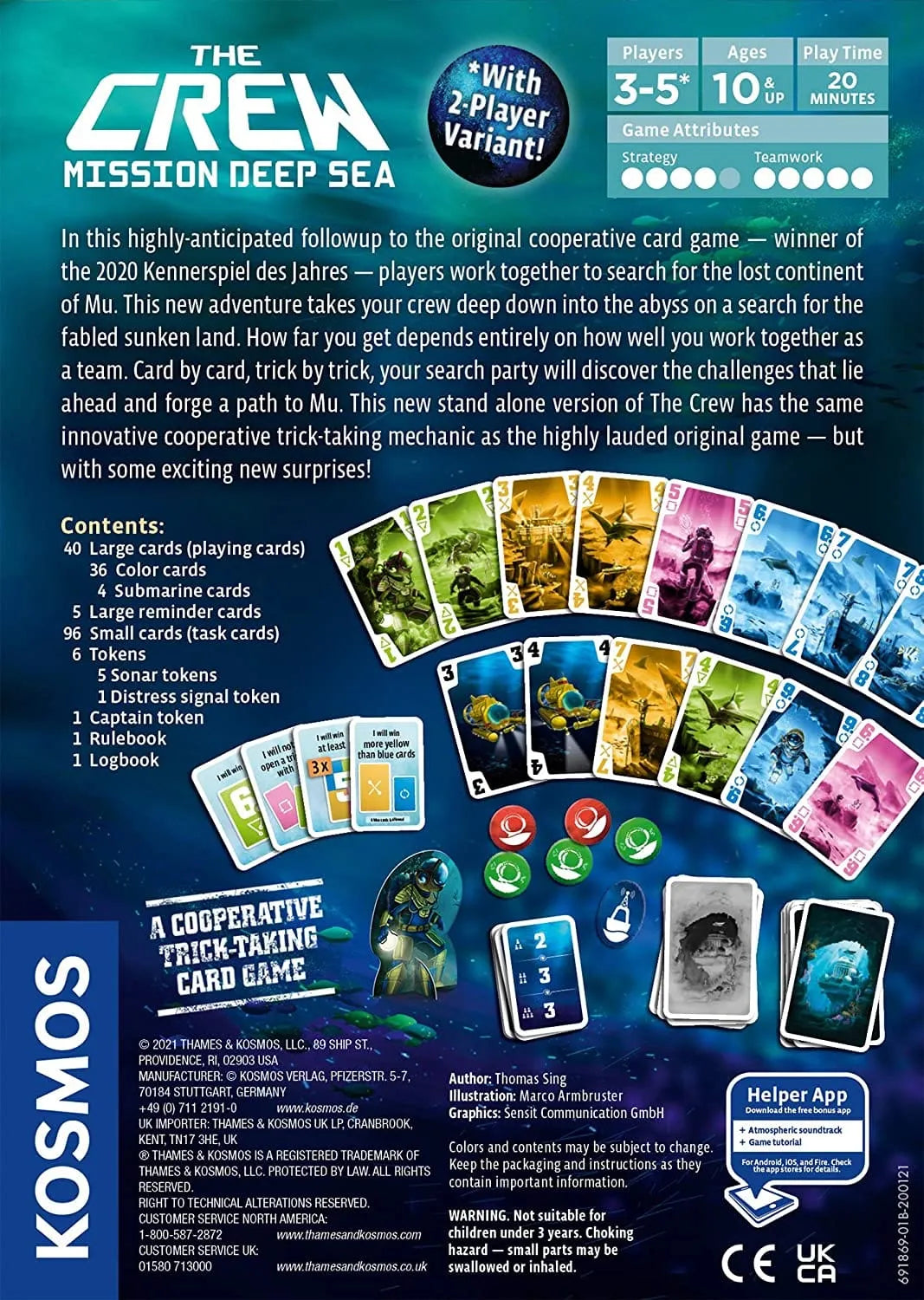Brain Games LV galda spēles The Crew Mission Deep Sea