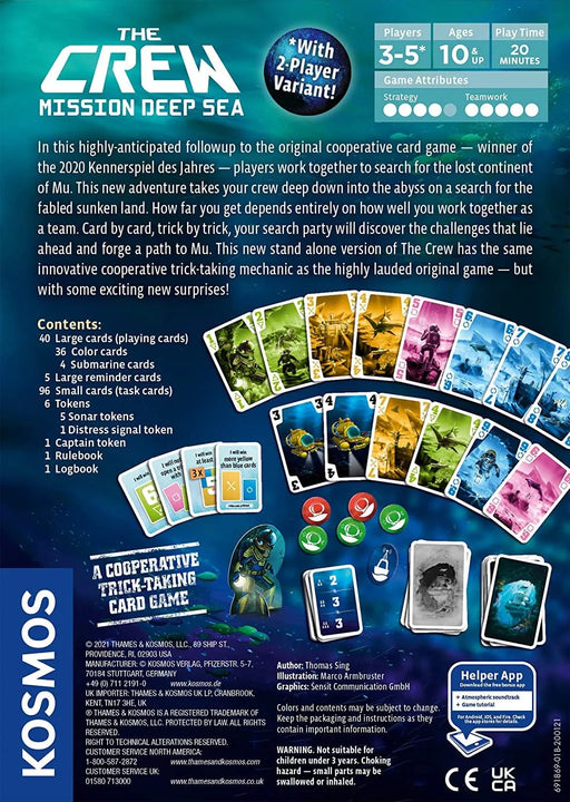 Brain Games LV galda spēles The Crew Mission Deep Sea