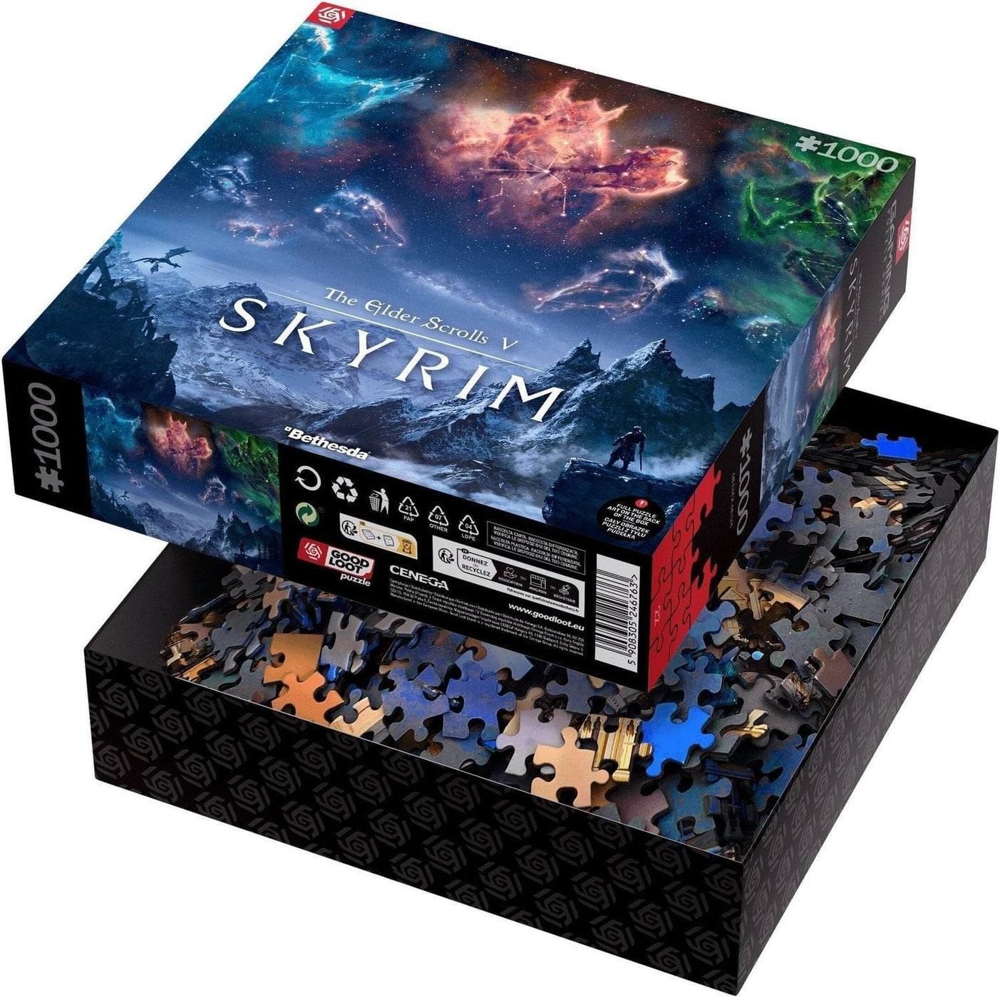 The Elder Scrolls V Skyrim Puzzle 1000 pcs — Brain Games LV
