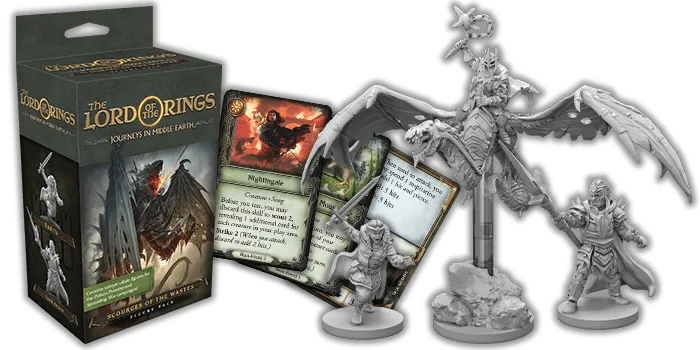 n/a galda spēles The Lord of the Rings: Journeys in Middle-Earth – Scourges of the Wastes Figure Pack (paplašinājums)