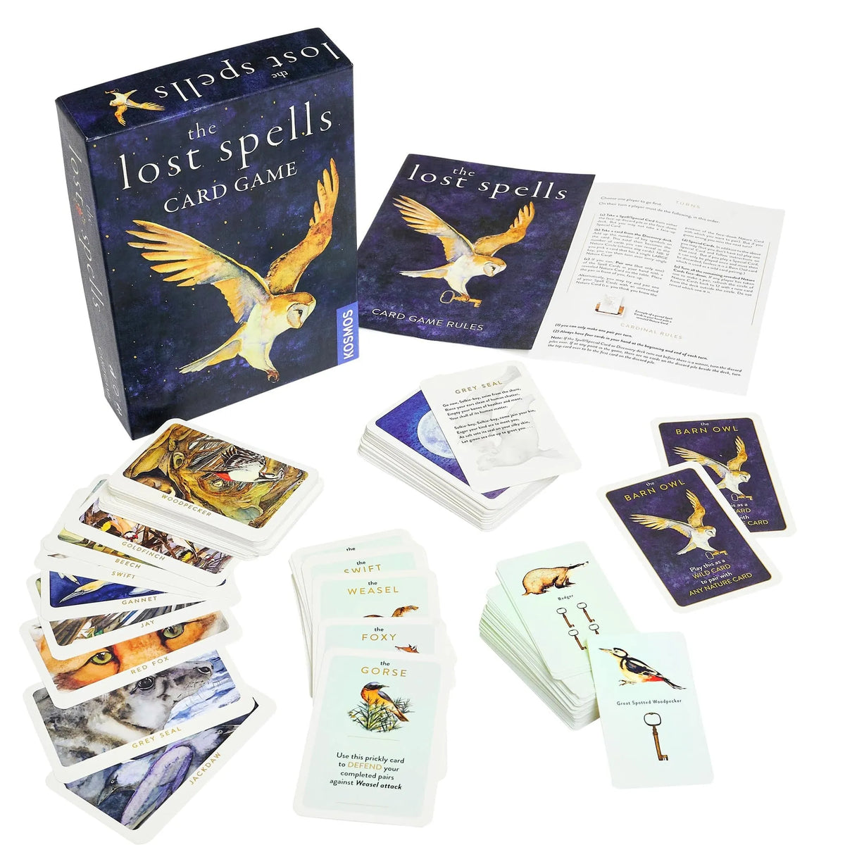 Brain Games LV galda spēles The Lost Spells Card Game