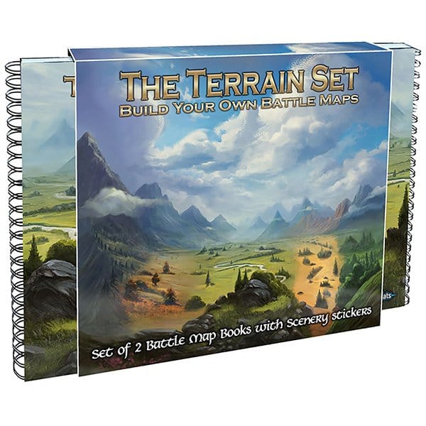 Brain Games LV The Terrain Set Build Your Own Battle Map Kit