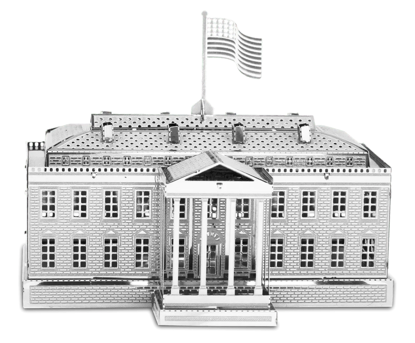 Brain Games LV Mēroga modelis The White House, metāla konstruktors