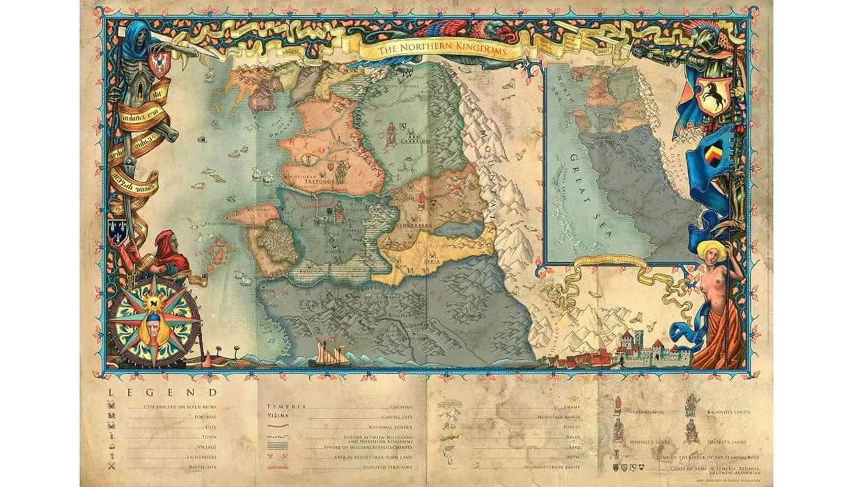 Brain Games LV the Witcher 3 The Northern Kingdoms Puzzle 1000