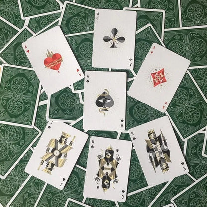 Brain Games LV THEORY11 GREEN NATIONAL PLAYING CARDS