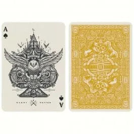 Brain Games LV galda spēles THEORY11 HARRY POTTER DECK - YELLOW (HUFFLEPUFF)