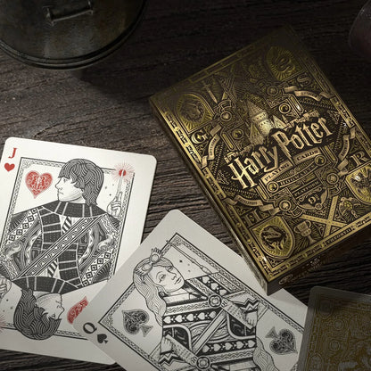 Brain Games LV galda spēles THEORY11 HARRY POTTER DECK - YELLOW (HUFFLEPUFF)